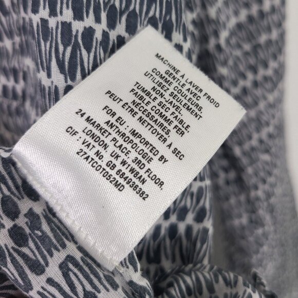 Anthropologie Holding Horses Patterned Popover Top - Picture 6 of 9